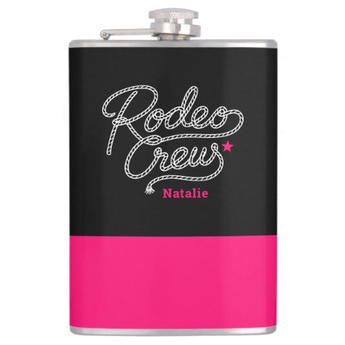 Black and Pink Rodeo Crew Western Bachelorette