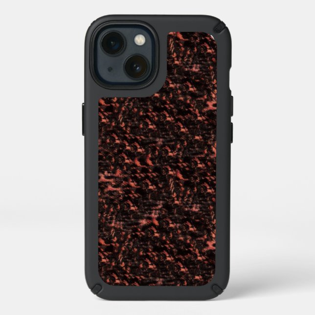 Black and Pink Snakeskin Pattern Speck iPhone 13 Case (Front)