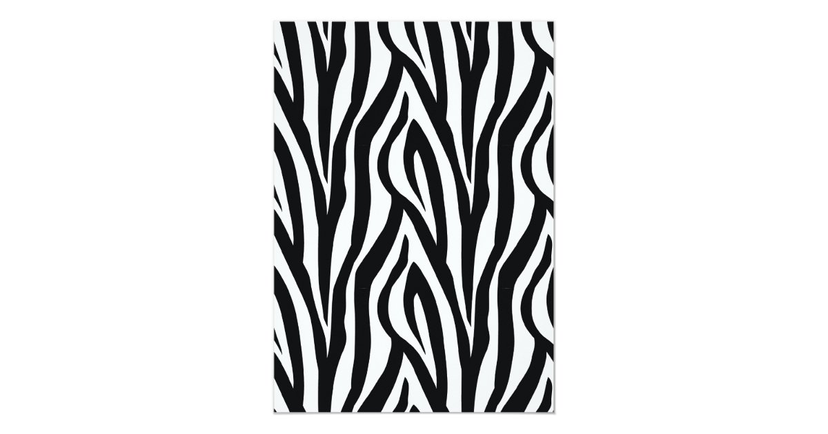 Black and Pink Zebra Mustache Sleepover Party Card | Zazzle