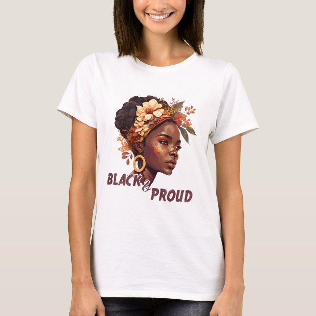Black and Proud  T-Shirt (Front)