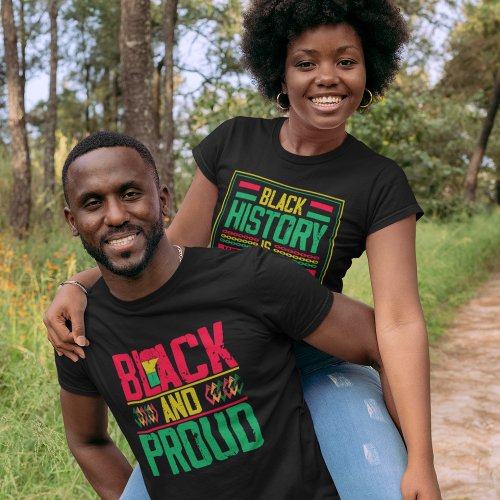 Black and Proud T_Shirt