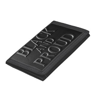Black and Proud Tri-fold Wallet