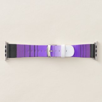 Black And Purple Apple Watch Band