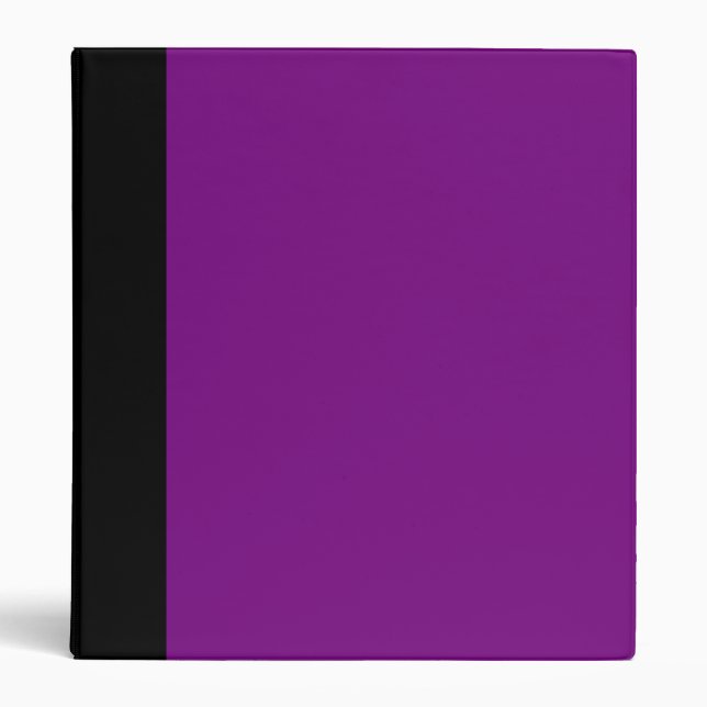 Black and Purple Binder (Front)