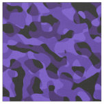 Black and Purple Camouflage Print Pattern Fabric