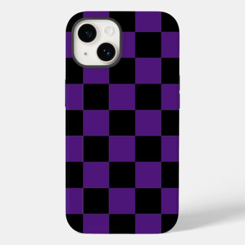 Black and Purple Checkered iPhone  iPad case
