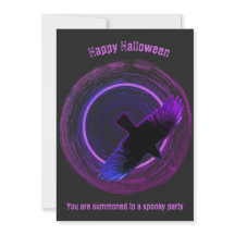 Black and Purple Crow Halloween