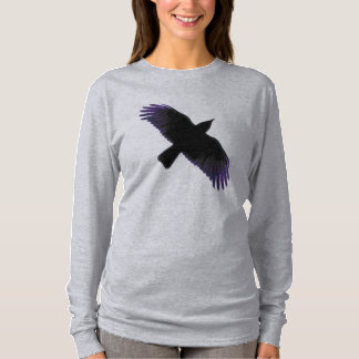 Black and Purple Crow T-Shirt