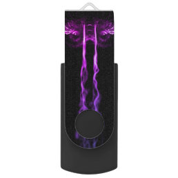 Black and Purple Dragon Smoke Flash Drive
