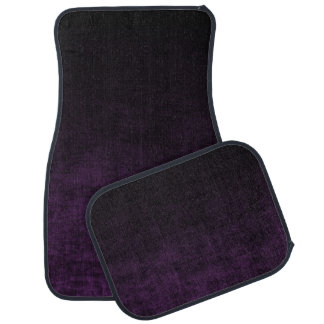 Black and Purple Grunge Ombre Texture Car Floor Mat