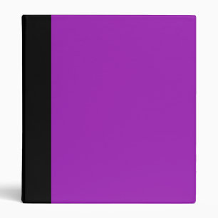 Black and Purple Lavender Binder