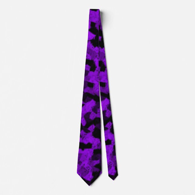 Black and Purple  Neck Tie (Front)