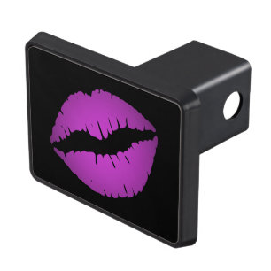 Black and Purple Ombre Lipstick Hitch Cover