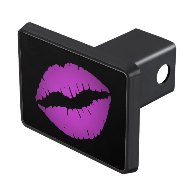 Black and Purple Ombre Lipstick Hitch Cover (Top Right)