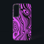 Black and Purple Samsung Galaxy Case Your Colors<br><div class="desc">Custom Colors Samsung Galaxy Cases or iPhone Cases with Abstract Waves Black and Purple Design by MIGNED - Customizable - or Choose / add your favorite background colors !</div>