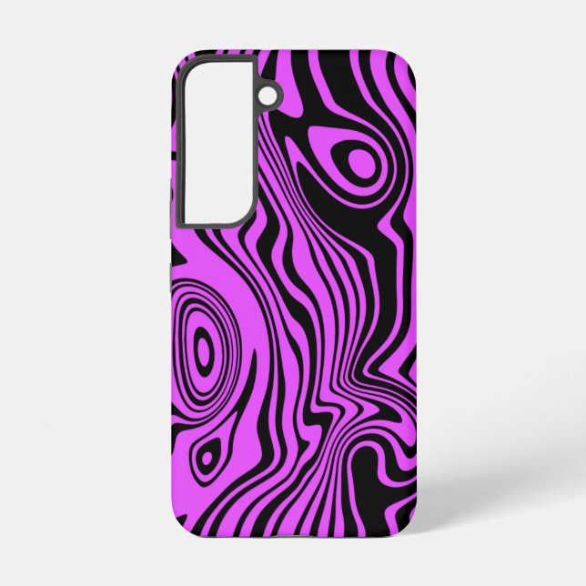 Black and Purple Samsung Galaxy Case Your Colors (Back)