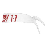 Black and Red 2 Timothy 1:7 Bible Verse