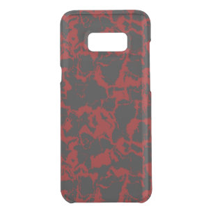 black and red abstract uncommon samsung galaxy s8+ case