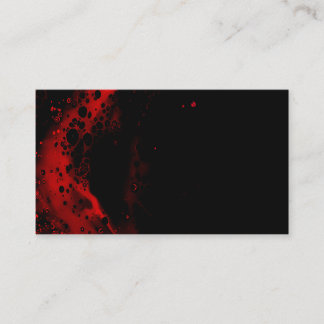 Black and Red Business card