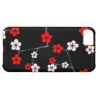 Black and Red Cherry Blossom Print