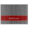 Black and Red Chevron Pattern Personalized