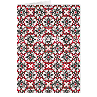 Black and Red Festival Cards
