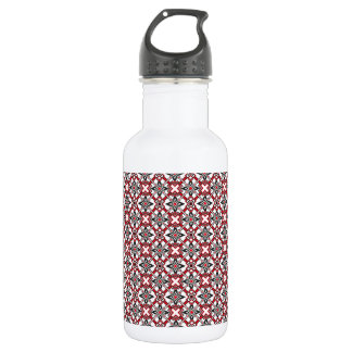 Black and Red Festival Water Bottle