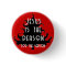Black and Red Jesus is the Reason Christmas Pin