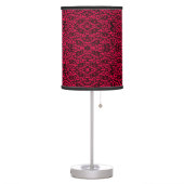 Black and Red Lace Gothic Style Lamp (Left)