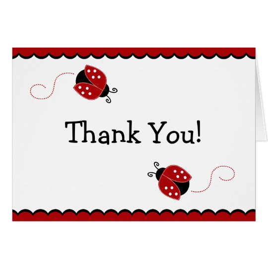 Ladybug Thank You Card Templates 28 Images Lynnetteart Gallery Of Ladybug Thank You Card Templates