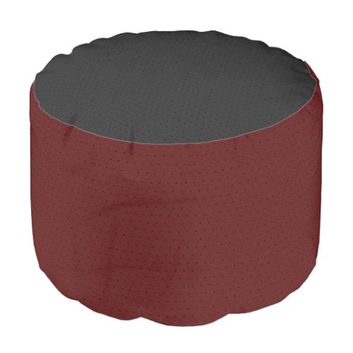 Black and red leather texture image pouf