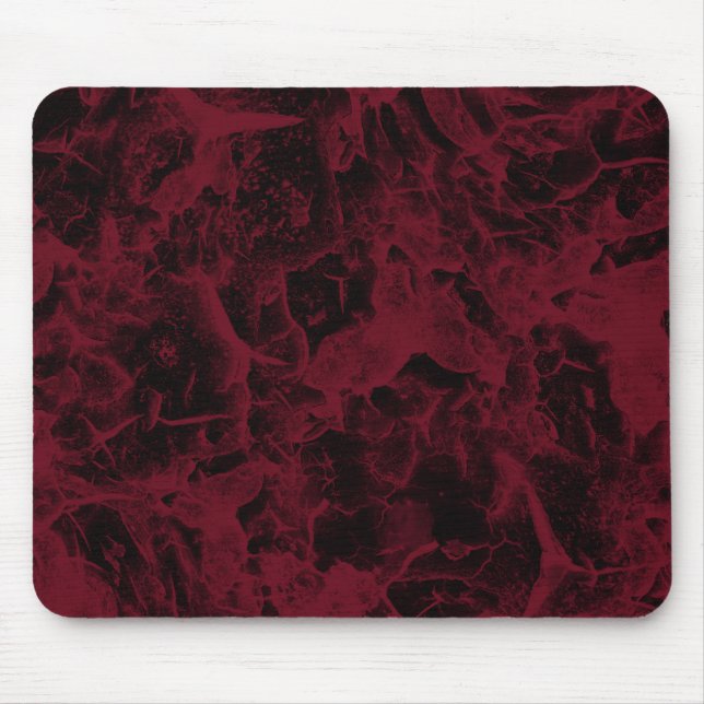 Black and red marble pattern.  mouse pad (Front)