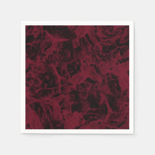 Black and red marble pattern. napkins