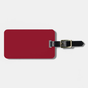 Black and Red Maroon Luggage Tag