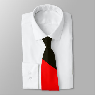 Black and Red  Neck Tie