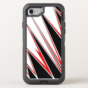 black and red Otter Box mobile phone case
