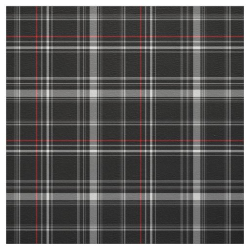 black and red plaid fabric