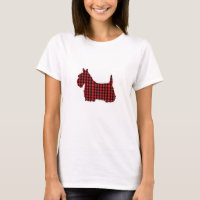 Black and Red Plaid Scottie Dog