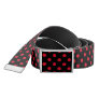 black and red polka dots belt