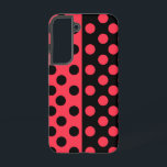 Black and Red Polka Dots Samsung Galaxy Case<br><div class="desc">Samsung Galaxy Cases or iPhone Cases with Black and Red Polka Dots Ladybug Design - Choose / Add Your Favorite Colors ! Choose / Add Your Unique Text / Name / Color - Make Your Special Gift - Resize and move or remove and add elements / text with Customization tool...</div>