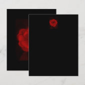 Black and Red Rose. (Front/Back)