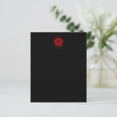 Black and Red Rose. (Standing Front)