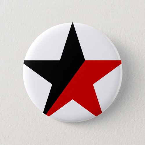 Black and Red Star Anarcho_Syndicalism Anarchism Button