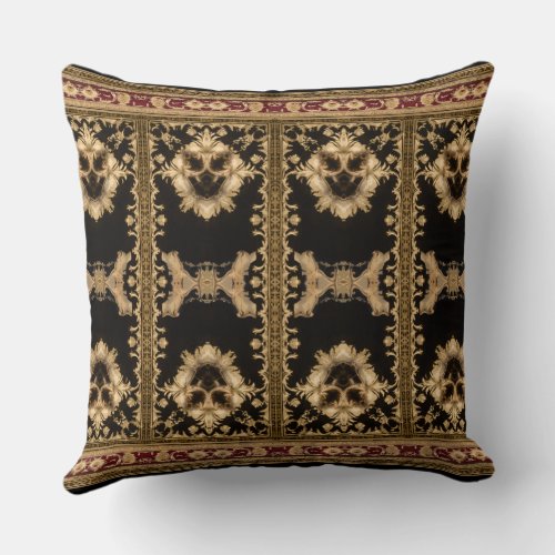 Black and Red Tribal Pillow
