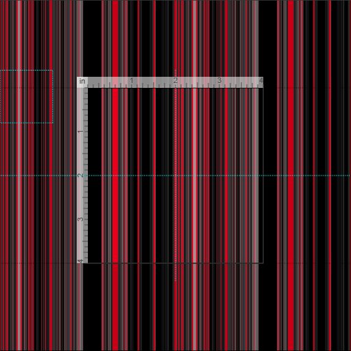 Black and red vertical stripes fabric