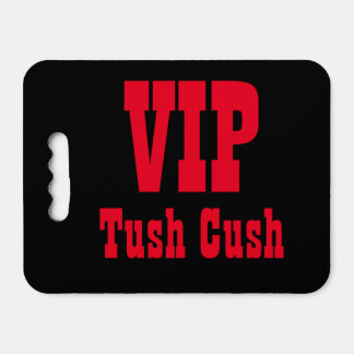 Black and Red VIP Tush Cush Seat Cushion