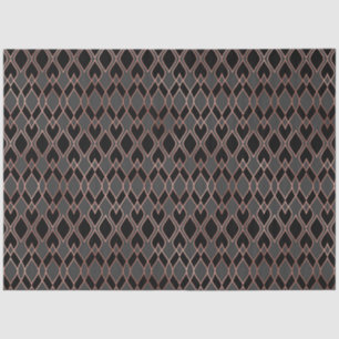 Black and Rose Gold Tissue Paper