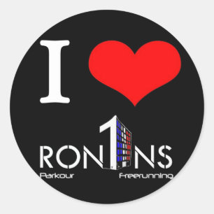 Black and Round Stickers