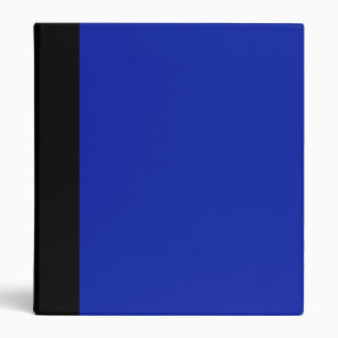 Black and Royal Blue Binder