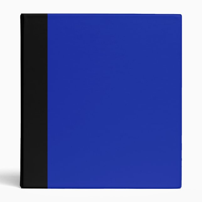 Black and Royal Blue Binder (Front)